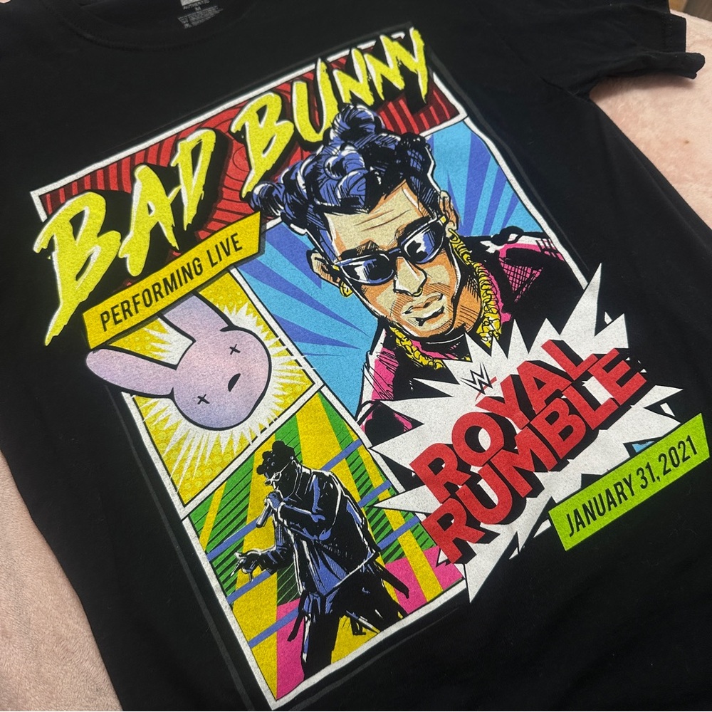 Bad Bunny WWE T- Shirt